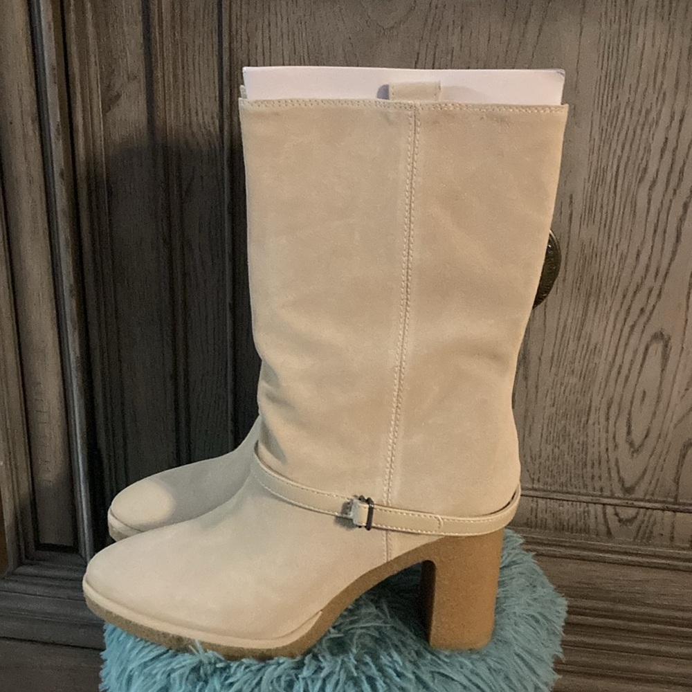 “BOX NOT INCLUDED” BRAND NEW FRANCO SARTO BOOTS SIZE 9.5! NWT! COLOR IS CREAM! - Picture 4 of 8